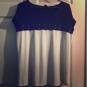 A sleeveless top